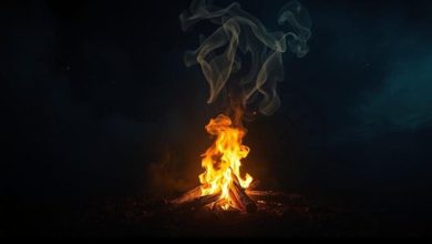 رؤية النار في المنام: بين التحذير الإلهي ونور الهداية والتغيير رؤية النار في المنام: بين التحذير الإلهي ونور الهداية والتغيير